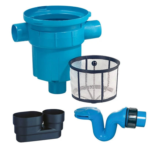 Rainwater harvesting Kit A - 200m2 filter, calmed inlet and siphon overflow