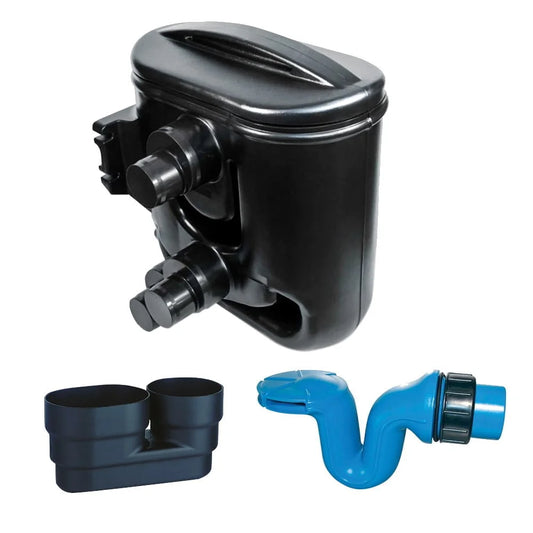 Rainwater harvesting Kit C - 800m2 filter, calmed inlet and siphon overflow