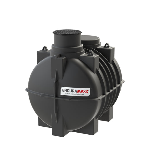 Enduramaxx 2,500 Litre Horizontal Underground Potable Water Storage Tank 1.0 SG (Black)