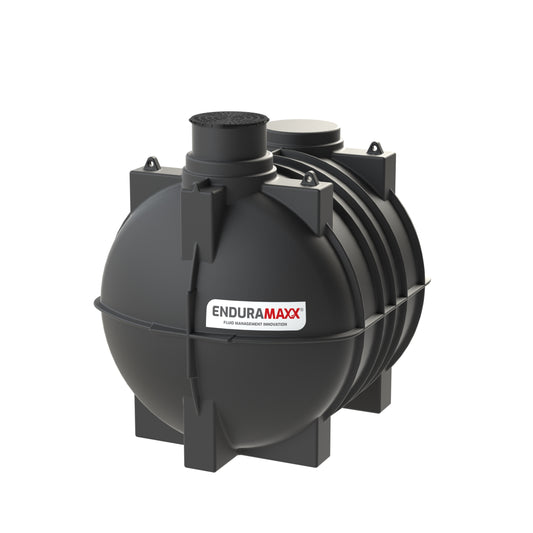 Enduramaxx 5,000 Litre Horizontal Underground Potable Water Storage Tank 1.0 SG (Black)