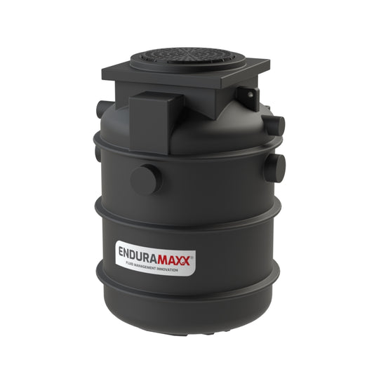 Enduramaxx 1,100 Litre Flat Base Underground Potable Water Storage Tank 1.0 SG (Black)