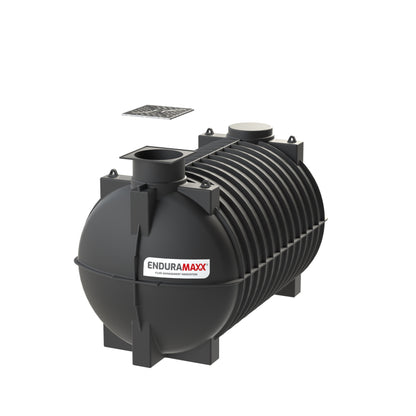 Enduramaxx 10,000 Litre Horizontal Underground Non Potable Water Storage Tank (Black)