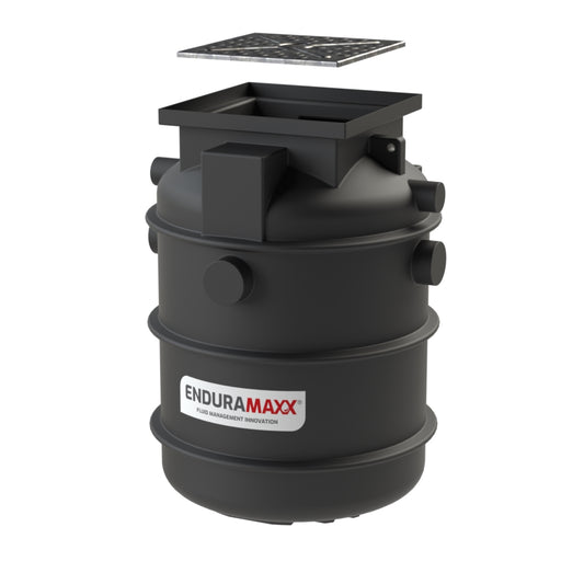 Enduramaxx 1,100 Litre Flat Base Underground Non Potable Water Storage Tank (Black)