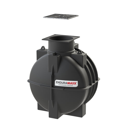 Enduramaxx 1,500 Litre Horizontal Underground Non Potable Water Storage Tank (Black)