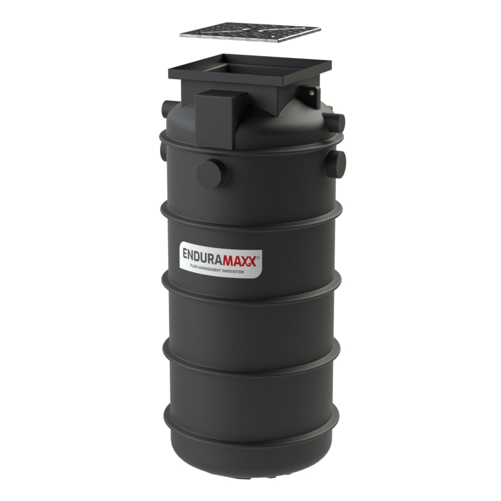 Enduramaxx 1,700 Litre Flat Base Underground Rainwater Harvesting Tank (Black)