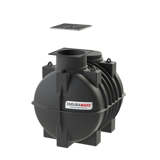 Enduramaxx 2,500 Litre Horizontal Underground Non Potable Water Storage Tank (Black)